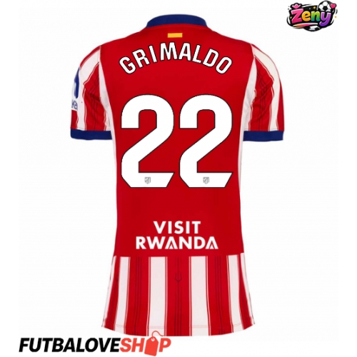 Dres Atletico Madrid Alejandro Grimaldo #22 Domáci pre Ženy 2026-27 Krátky Rukáv